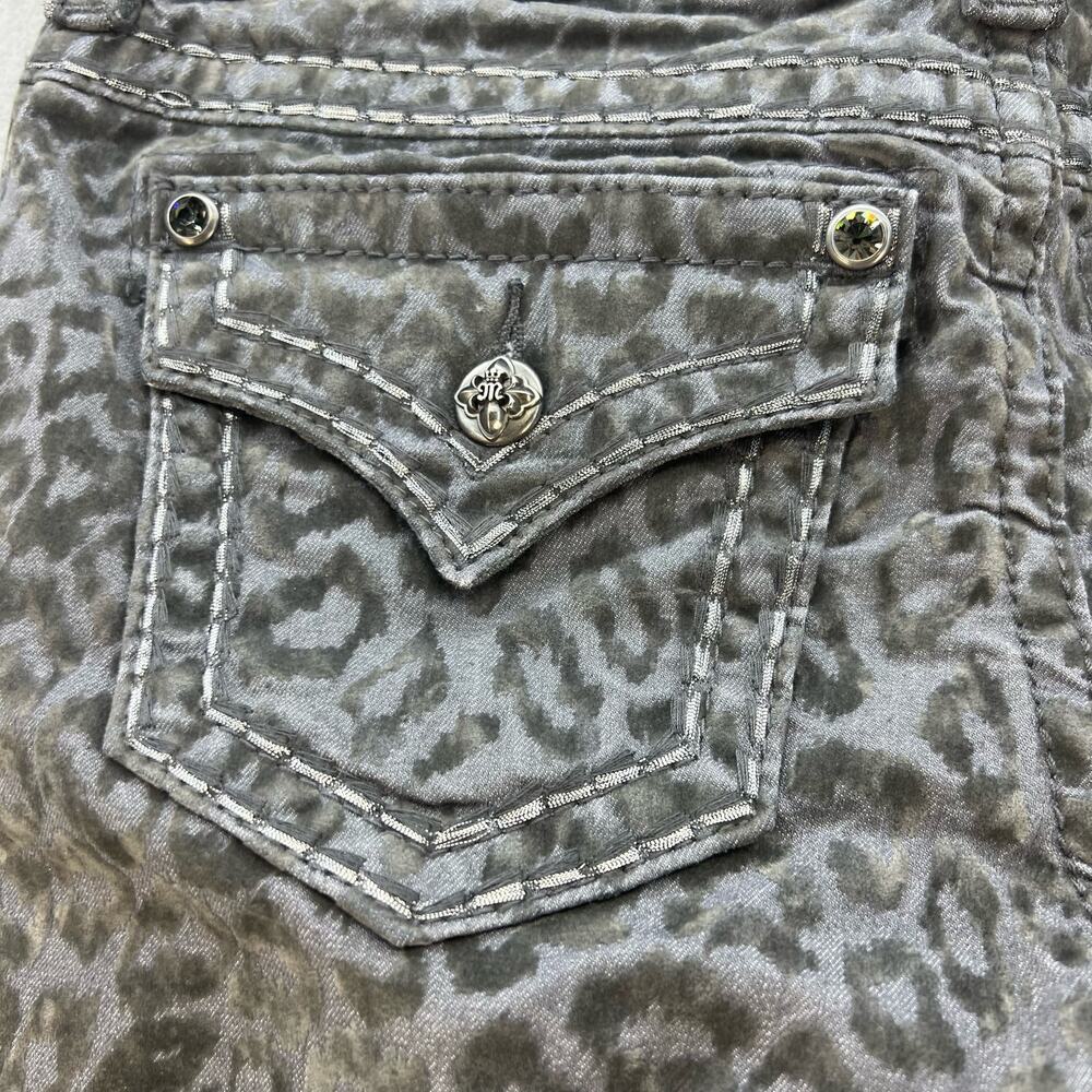 NWT Miss Me Cargo Women's Skinny Jeans Size 27 (4) Cheetah Print Twee Normcore - Picture 3 of 15